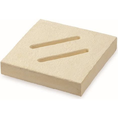 Canaleta Drenante Ainsa - Evacuación del Agua de la Playa - 20 × 20 × 3,5 cm - Unidad - Crema (1/5)
