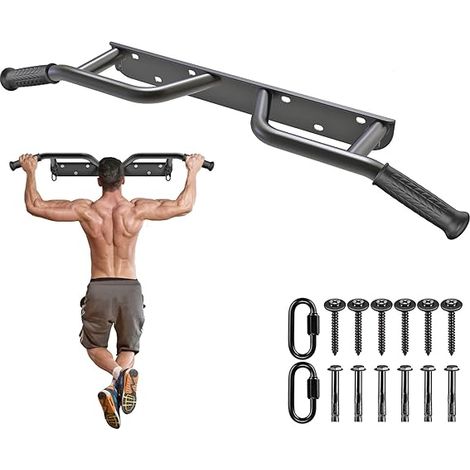 Barre de traction murale, barre de traction multifonctionnelle, barre de traction portable, système de musculation pour la maison (1/5)