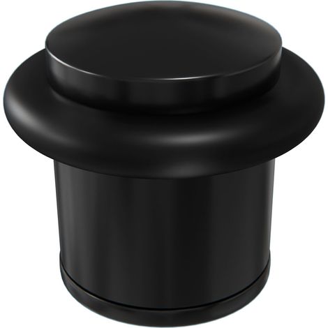 MS Beschläge Doorstopper Schwarz Türstopper modern Bodentürstopper Gummiring (1/5)