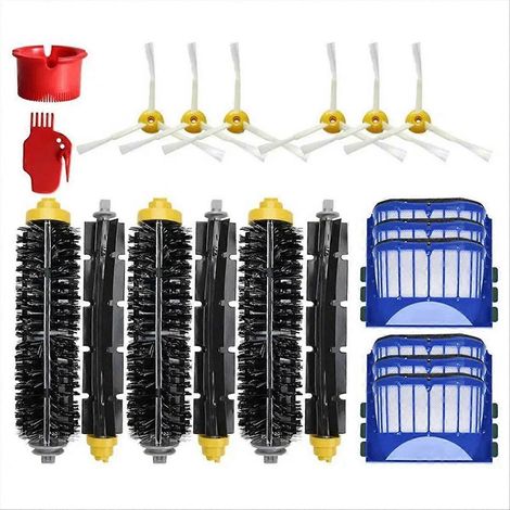 Seitenbürste, Filter und Hauptwalze für Staubsauger 500 – Wartungsset, Ersatzteile, kompatibel, effiziente Reinigung, robuste Ersatzteile. (1/5)