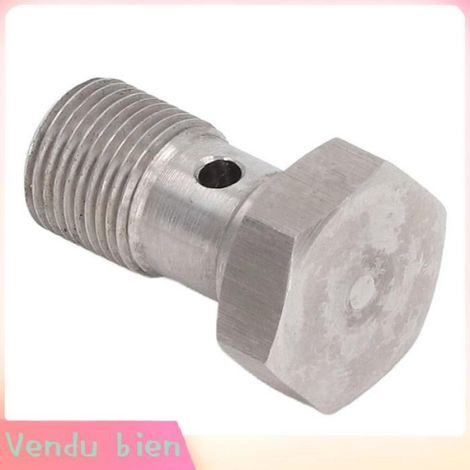 Raccord Banjo - Filetage M12 12 mm - Pour Systèmes Frein Embrayage Turbo Direction Assistée Refroidissement - Lot de 1 (1/4)
