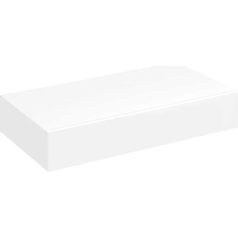 Maison Exclusive - Wandregal mit Schublade MDF Weiß
