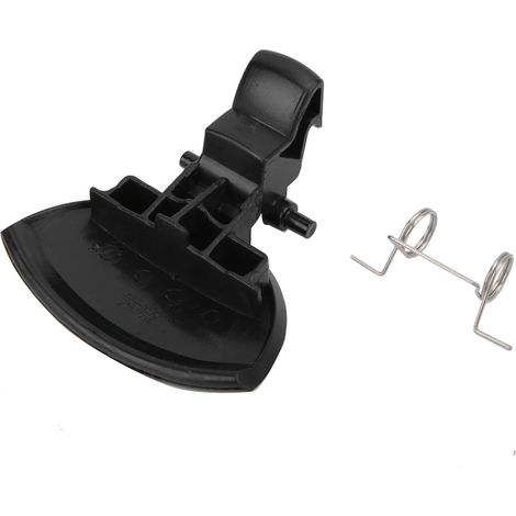 Sjlerst – Poignée de couvercle de boîte à gants noire – Compatible Citroën C4 2004-2010 – Matériau ABS et métal – Installation facile