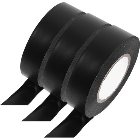BETOOKY Bande Aérienne Noire en PVC 15 Mm X 10 M 3 Rouleaux (1/5)