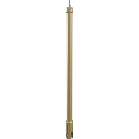 Barre de stabilisation au plafond pour paroi de douche 5-8 mm, 80 cm à raccourcir, barre de renfort, universelle Schulte, or mat