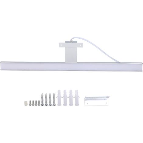 Luminaire LED Étanche pour Armoire à Miroir - 8 W - 85-265 V - Dimmable - Température de Couleur 3500-4000 K - Pour Salle de Bain et WC - 1 Pièce (1/5)