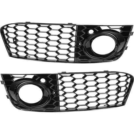 Nebelscheinwerfergitter für Audi A4 B8 2009-2011 (schwarz) (1/5)