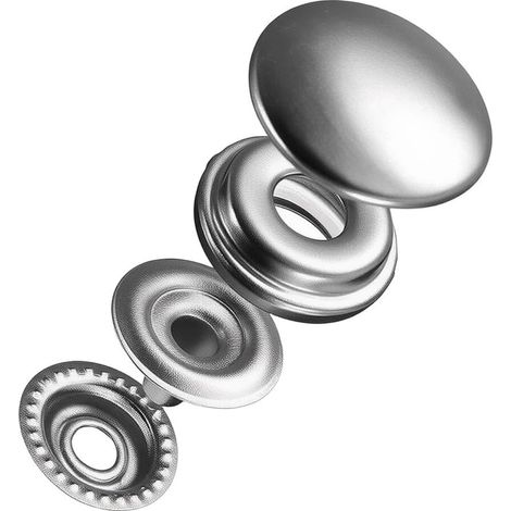 Boutons Pression Métal 15mm Pour Robuste Boutons Pression Métal (1/5)
