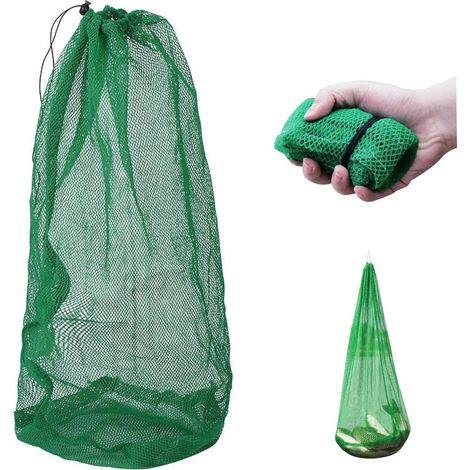 1 Filet à Pêche Rond Anneau Aluminium Maille 0,6cm Nylon Renforcé Séchage Rapide Lac Rivière