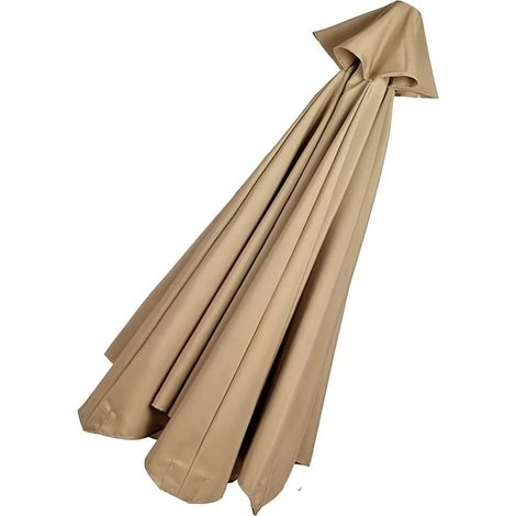 Toile de Rechange pour Parasol Baleines Polyester Auvent de Remplacement pour Parasol de Cour Jardin Plage,8.2ft 250 cm 8 Ribs