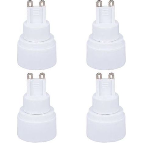 4 adaptateurs pour ampoules G9 vers E14 (1/2)