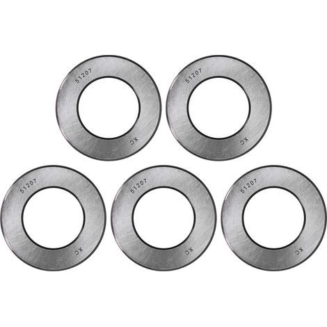 5 axial thrust ball bearings for crane hooks, vertical water pumps 51207 - Axial compact (1/5)