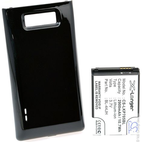 NX - Batterie téléphone, smartphone, GSM pour LG 3.7V 2900mAh - BL-44JHEAC61839001 (1/4)