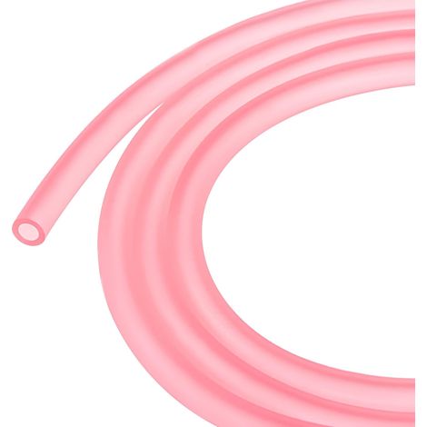 Tuyau d'essence en PVC 5 mm x 8 rose, 3 m (10 pi) pour tronçonneuses, tondeuses à gazon, (1/5)