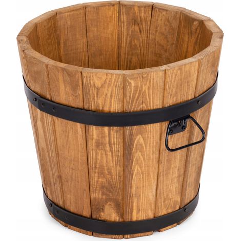 Maceta de madera 50 x 45 cm de ancho K. OAK (1/5)