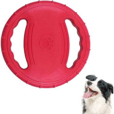 1 Morceau de Chiens Frisbees ,Frisbee en Caoutchouc, jouets pour chien Frisbee Dog Frisbee Disc,doux,et verschleißfestfür formation de chien, Lancer, Attraper , Jouer (Uniquement pour les petits Chien (1/5)