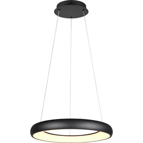 Lampadario moderno nero Ring Ø62 LED 38W Cardona Trio (1/3)