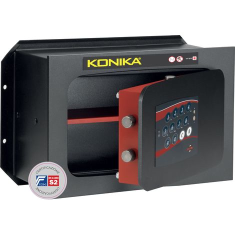 Cassaforte elettronica antisfondamento L.40 x H.25 x P.19,5 cm. 1253CE certificata S2 KONIKA Stark