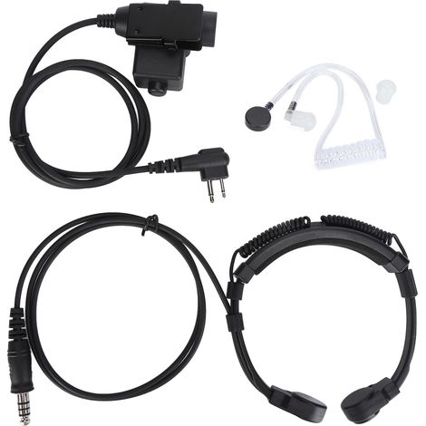 Adaptateur PTT Militaire U94 + Système Casque Mobile 2 Broches 7.1mm pour Talkie-Walkie Motorola (1/5)