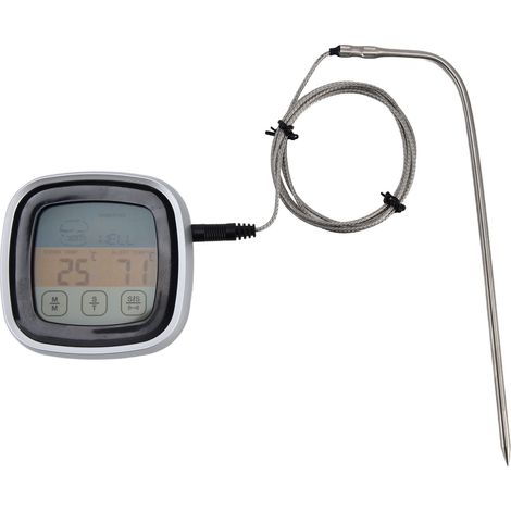Thermomètre à Viande Numérique Étanche en Acier Inoxydable pour Cuisson et BBQ (1/5)