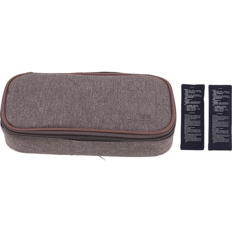 Sacoche isotherme portable pour médicaments diabète, étui réfrigéré de voyage pour insuline, modèle B (1/5)