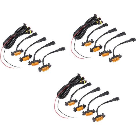 Kit de 12 feux de calandre à LED ambrés pour Toyota Tacoma TRD 2016-2018 (1/5)