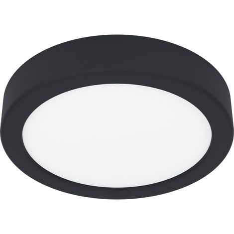 Eglo LED Deckenleuchte Fueva 6 schwarz Ø 17 x 3 cm warmweiß-kaltweiß (1/3)