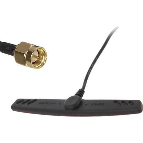 Antena WiFi de 2,4 GHz y 3 dBi, pegada, conector SMA