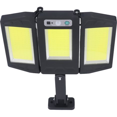 Flexible, weiße Solar-Außenstraßenleuchte, IP64 wasserdicht, 3-fach faltbar, 8 W (1/5)