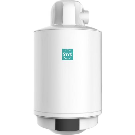Styx – Chauffe-eau gaz mural ventouse 75L – Évacuation ventouse – Faibles émissions Nox – Allumage électronique – Cuve émaillée en acier