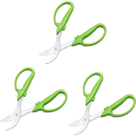 3 Pièces Sécateur De Jardin Ciseaux D'Élagage Cisailles Outils De Jardinage Outils À Main De Jardinage Cisailles À Fleurs Ciseaux De Jardinage Ciseaux De Coupe Ciseaux De Jardin (1/5)