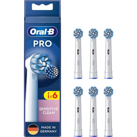 Oral-B Sensitive Clean 6 pieza(s) Blanco