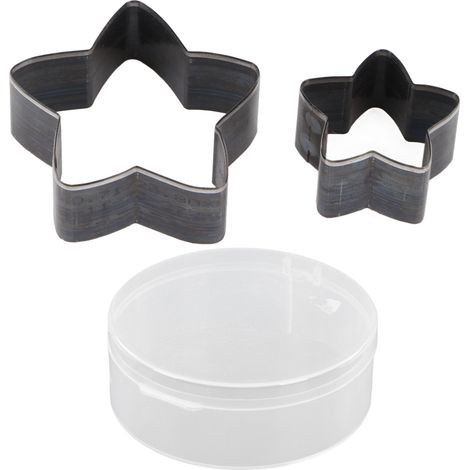 2 Pcs emporte-pièce étoile en cuir, poinçon de découpe pour tissu, outil de bricolage artisanal, moule de forme (1/5)