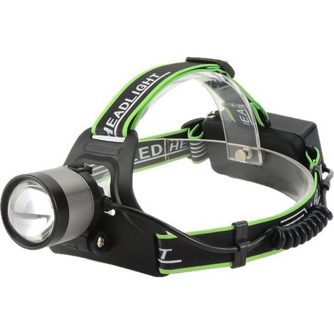 Lampe frontale LED, lampe torche ultra-lumineuse, réglable pour le camping, la course à pied, l'alpinisme et la randonnée. (1/5)