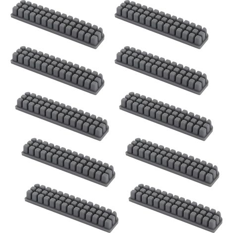 Lot de 10 brosses à buses en silicone pour imprimante 3D Bambu Lab A1 - Kit de pinceaux pour imprimante 3D Bambulab A1 - Brosse de buse Hotend pour imprimante 3D Bambulab - Accessoires d'impression 3D (1/5)