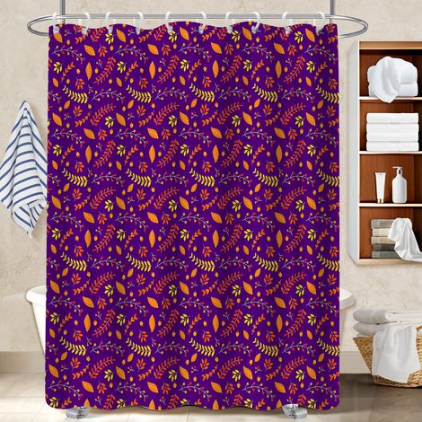 Rideau de douche imperméable en polyester 180x180 souple et fluide rideau imperméable pour salle de bain avec douche à l’italienne (1/5)