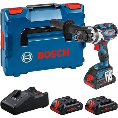 Bosch GSB 18V-110 C Trapano avvitatore a percussione 18 V Brushless con tre batterie (1/2)