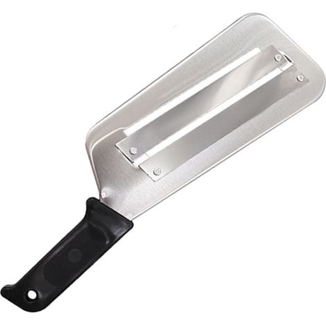 Picadora de repollo, doble cuchilla, ergonómica, de plástico, para ensaladas y verduras. (1/5)