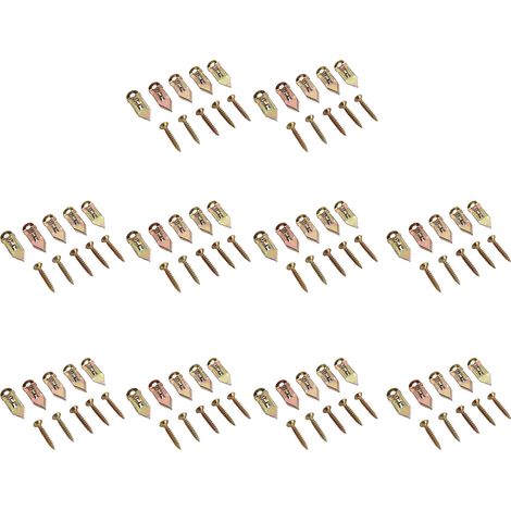50 Vis autoperceuses à ancrage en acier trempé haute résistance, anticorrosion, pour fixation lourde, lot de 50 (1/5)