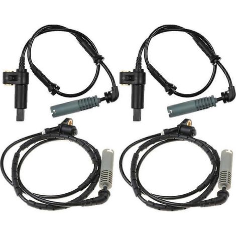 4 capteurs de vitesse de roue ABS pour BMW Série 3 E46 M3 (1999-2002) - Références : 34521165609, 34521164370, 34521164651, 34521164652