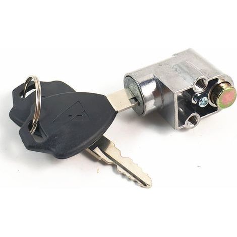 Serrure avec 2 clés pour vélo électrique, vélo électrique, scooter, coffre fort, boîte de serrure (1/5)