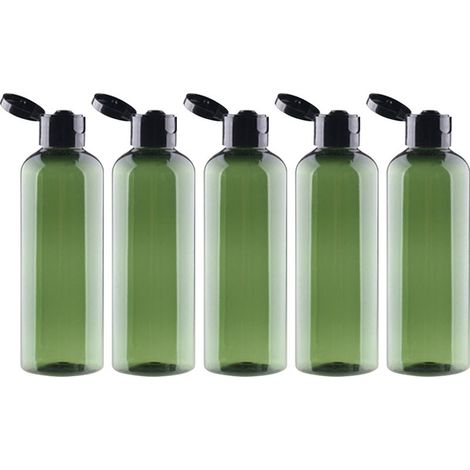 Bouteille En Pet - 100 Ml - Bouchon À Basculer - Pour Produits Cosmétiques - Lot De 5 (1/5)
