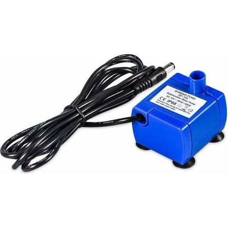 Pompe À Eau Submersible - 12 V - 2 W - 1,6 L - Câble 1,8 M - Pour Fontaine Intérieure Et Céramique - 1 Pièce (1/4)