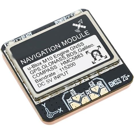 Module GPS GNSS Pro 10 Hz Fréquence Antenne Céramique Intégrée pour Drone RC FPV Freestyle Pièces de Bricolage avec Boussole GPS (1/5)