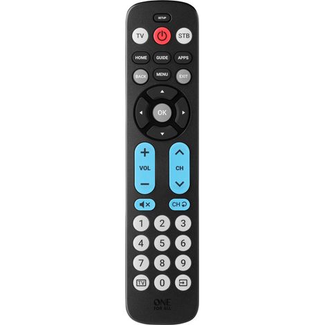 One For All - Mando a distancia universal para TV con botones grandes