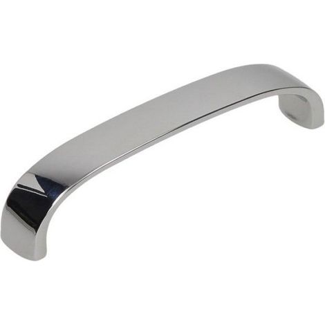 Poignée Meuble - Chrome Brillant - 96 mm - Pour Armoire Cuisine Salle De Bain Salon - Lot De 1