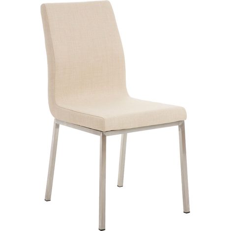 Silla de Comedor Colmar en Tela Crema (1/5)