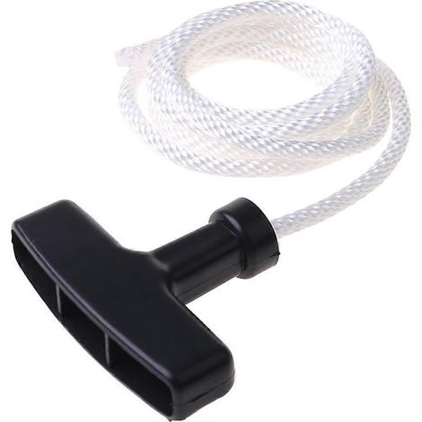 Poignée de démarrage universelle pour tondeuses à gazon, corde de démarrage de 1,1 m et 5 mm, moteur à essence (1/4)