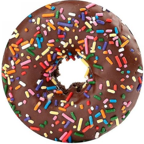 Weiche und warme Flanelldecke für Flugreisen, geformt wie eine Pizza-Tortilla und ein runder Donut, 100 cm