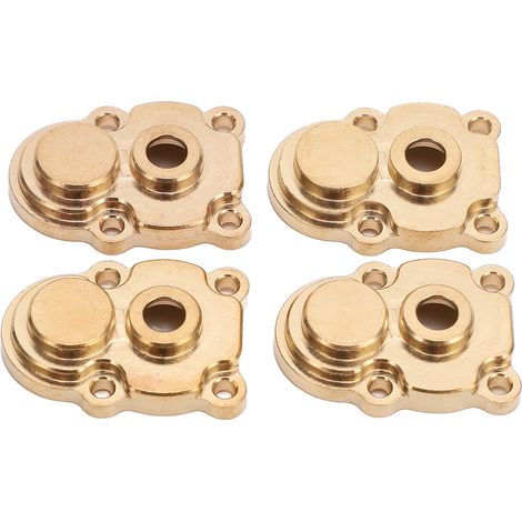 4 Pièces Couvres-rotules en Laiton Doré Haute Durabilité pour Modèles RC FMS 1/24 FCX24, Anti-Corrosion (1/5)